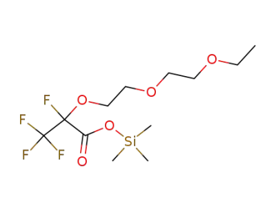 trimethylsilyl 2-[2-(2-ethoxyethoxy)ethoxy]-2,3,3,3-tetrafluoropropionate