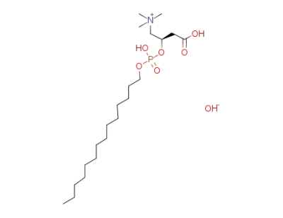 (R)-3-carboxy-N,N,N-trimethyl-2-{[hydroxy(tetradecyloxy)phosphinyl]oxy}-1-propanaminium hydroxide