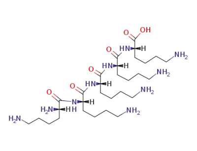 poly(L-lysine), 5-mer
